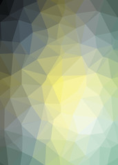 Obraz premium Abstract Trianglify gradient Generative Art background illustration