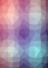 Abstract Trianglify gradient Generative Art background illustration