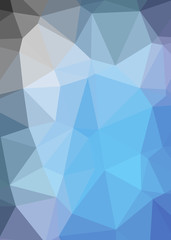 Abstract Trianglify gradient Generative Art background illustration