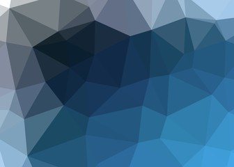 Obraz premium Abstract Trianglify gradient Generative Art background illustration