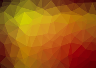 Fototapeta premium Abstract Trianglify gradient Generative Art background illustration