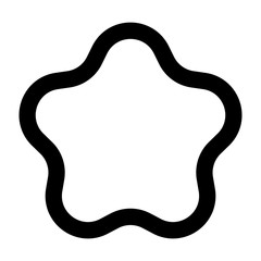 star bright decoration fantasy icon thick line