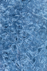 Top View Winter Ice Texture