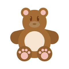 Fototapeta na wymiar Isolated teddy bear