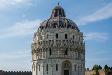 San Giovanni Baptistery, Pisa, Piazza del Duomo, Tuscany, Italy