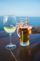 amazing beer and wine with the scenery