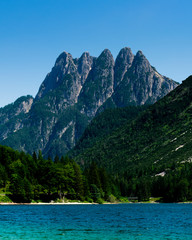 Peaks behind the Lake