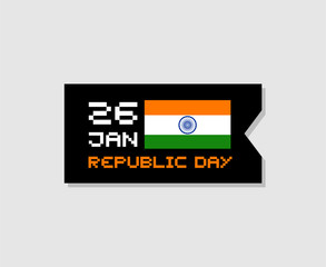 Indian republic day illustration
