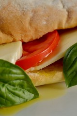 Closeup on various sorts of food