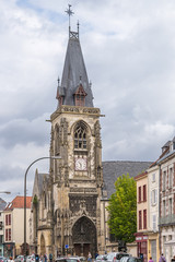 Amiens, France. Church of Saint-Le with a clock tower, XV century