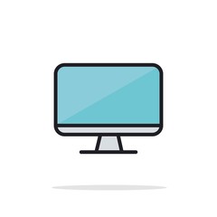 simple computer design icons  for your web site design, logo, app, UI, vector illustration
