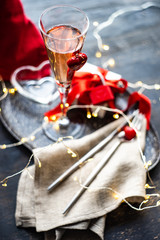 St. Valentine day card concept