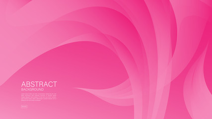 Pink abstract background, wave graphic, Geometric vector, beauty texture, Valentine's day background, cover design, book cover, annual report cover, brochure cover, banner, flyer template, web banner