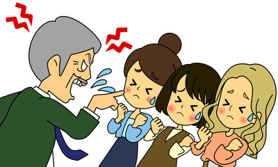 まんが調上司に怒られるOL２バストアップ