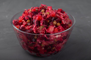 Vinaigrette, Russian vegetable salad