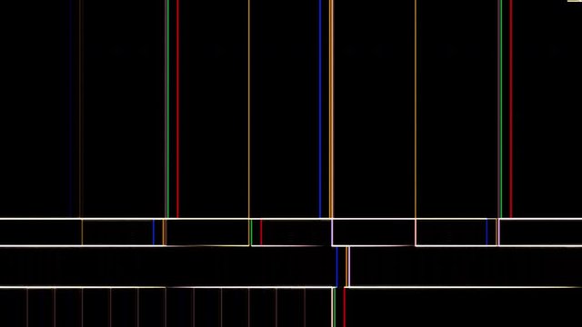 TV Noise 1151: Linear video flux (Loop).