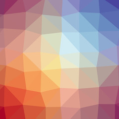 Abstract Trianglify gradient Generative Art background illustration