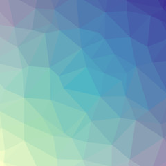 Obraz premium Abstract Trianglify gradient Generative Art background illustration