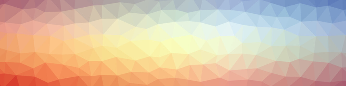 Abstract Trianglify gradient Generative Art background illustration