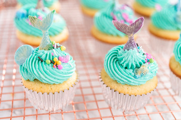 Mermaid cupcakes