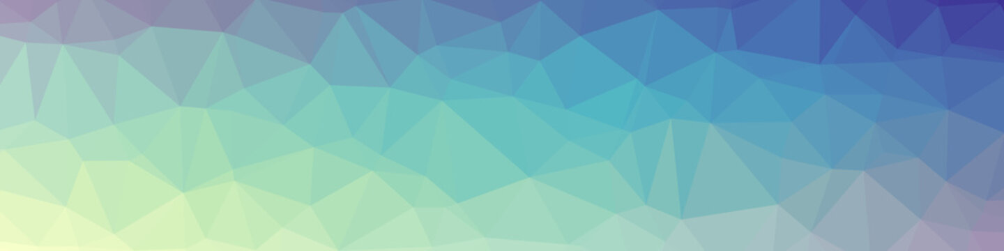 Abstract Trianglify gradient Generative Art background illustration