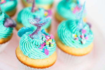 Mermaid cupcakes