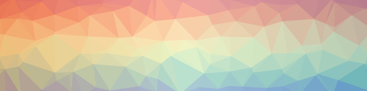 Abstract Trianglify gradient Generative Art background illustration