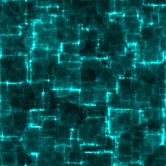 Abstract seamless cyan blue cyber space futuristic pattern