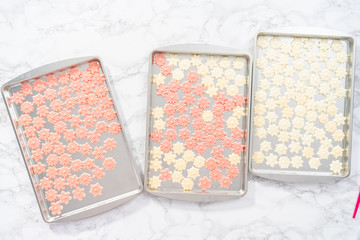 Chocolate snowflakes