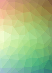 Abstract Trianglify gradient Generative Art background illustration
