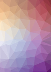 Abstract Trianglify gradient Generative Art background illustration