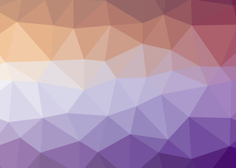 Obraz premium Abstract Trianglify gradient Generative Art background illustration