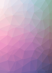 Abstract Trianglify gradient Generative Art background illustration