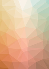 Obraz premium Abstract Trianglify gradient Generative Art background illustration