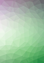 Obraz premium Abstract Trianglify gradient Generative Art background illustration