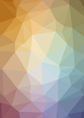 Abstract Trianglify gradient Generative Art background illustration