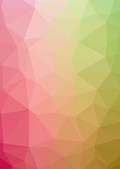 Abstract Trianglify gradient Generative Art background illustration