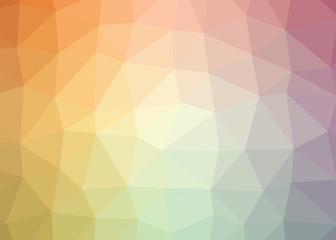 Fototapeta premium Abstract Trianglify gradient Generative Art background illustration