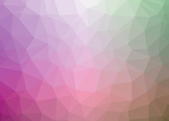 Obraz premium Abstract Trianglify gradient Generative Art background illustration
