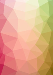 Fototapeta premium Abstract Trianglify gradient Generative Art background illustration