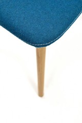 Nice blue chair isolated on white background