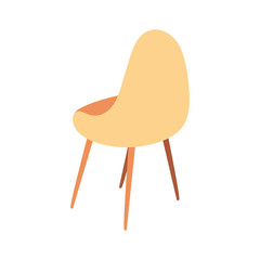 comfortable chair in white background