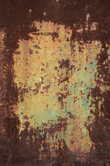 Authentic Industrious Rustic Texture. Rusty, Grungy, Gritty Vintage Background.