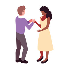 people of business standing on white background