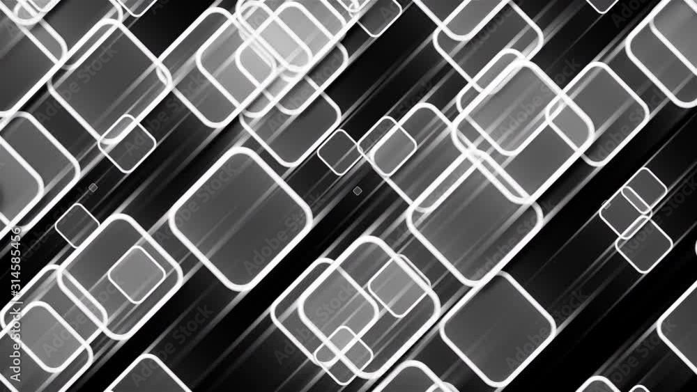 Aufkleber 3d rendering abstract squares. concept of business presentation or events. computer generated modern
