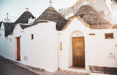 traditional trulli houses in Alberobello