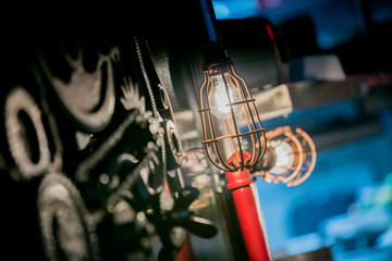 Industrial lights inspired by the Steampunk style