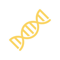 DNA symbol icon vector simple design