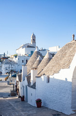 traditional trulli houses in Alberobello