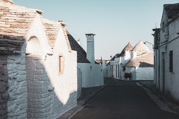 traditional trulli houses in Alberobello